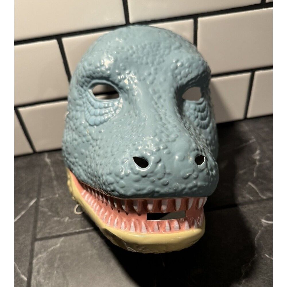 Vintage Halloween Mask Weird Unusual Retro Dinosaur Lizard K&M International1996